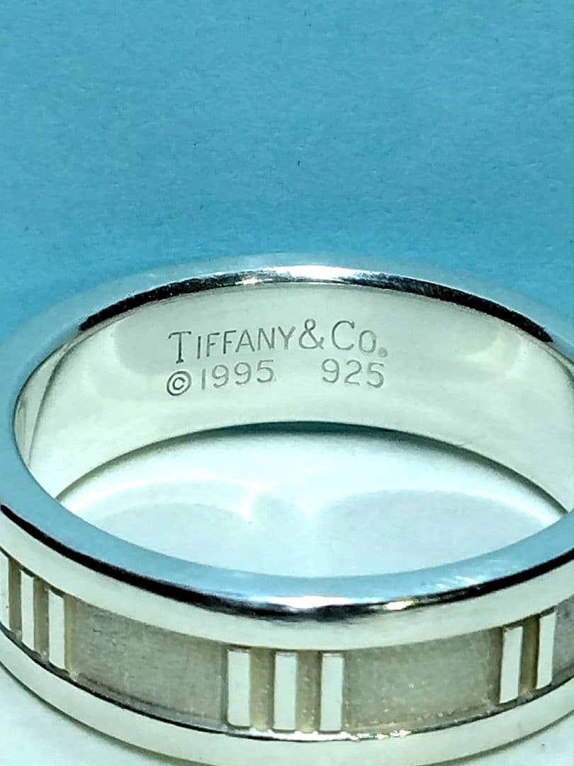 ティファニーアトラスリング 17.5号　新品仕上げ　ほぼ無傷未使用に近い