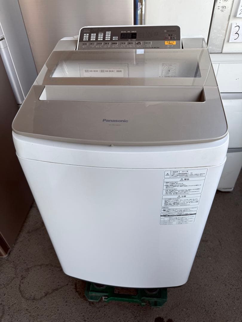 2017年式 10kg パナソニック 洗濯機 NA-FA100H5