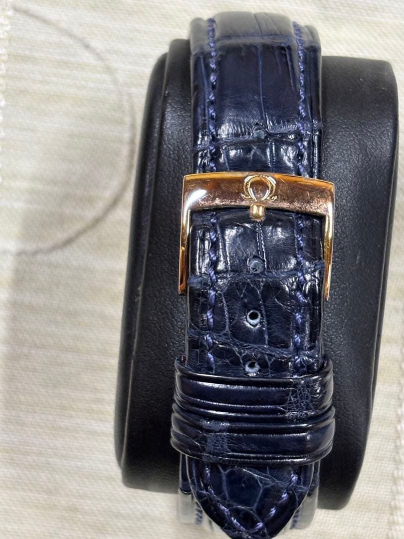 デッドストック級 オメガ デビル ジャンピングアワー 18金無垢【お勧め】 必見