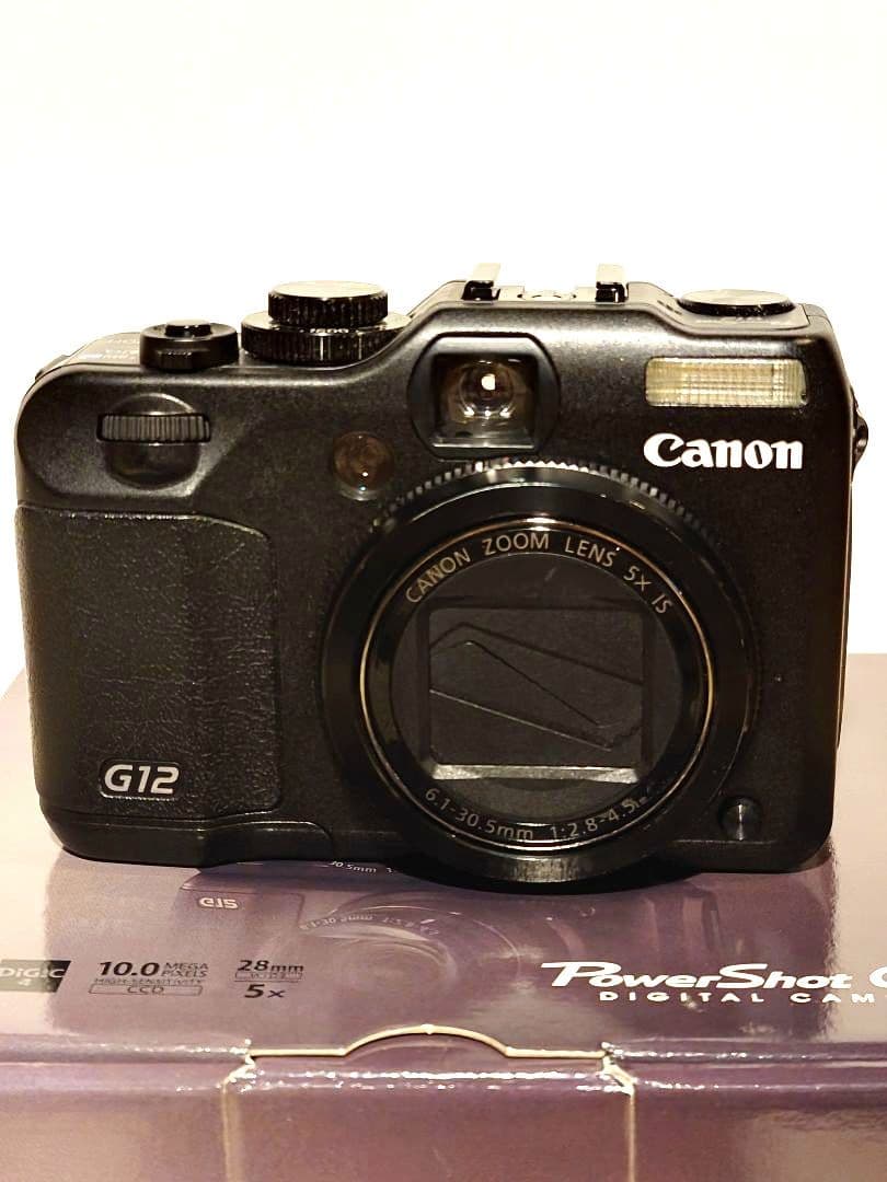 中古良品　Canon キヤノン PowerShot G12 PSG12 デジカメ