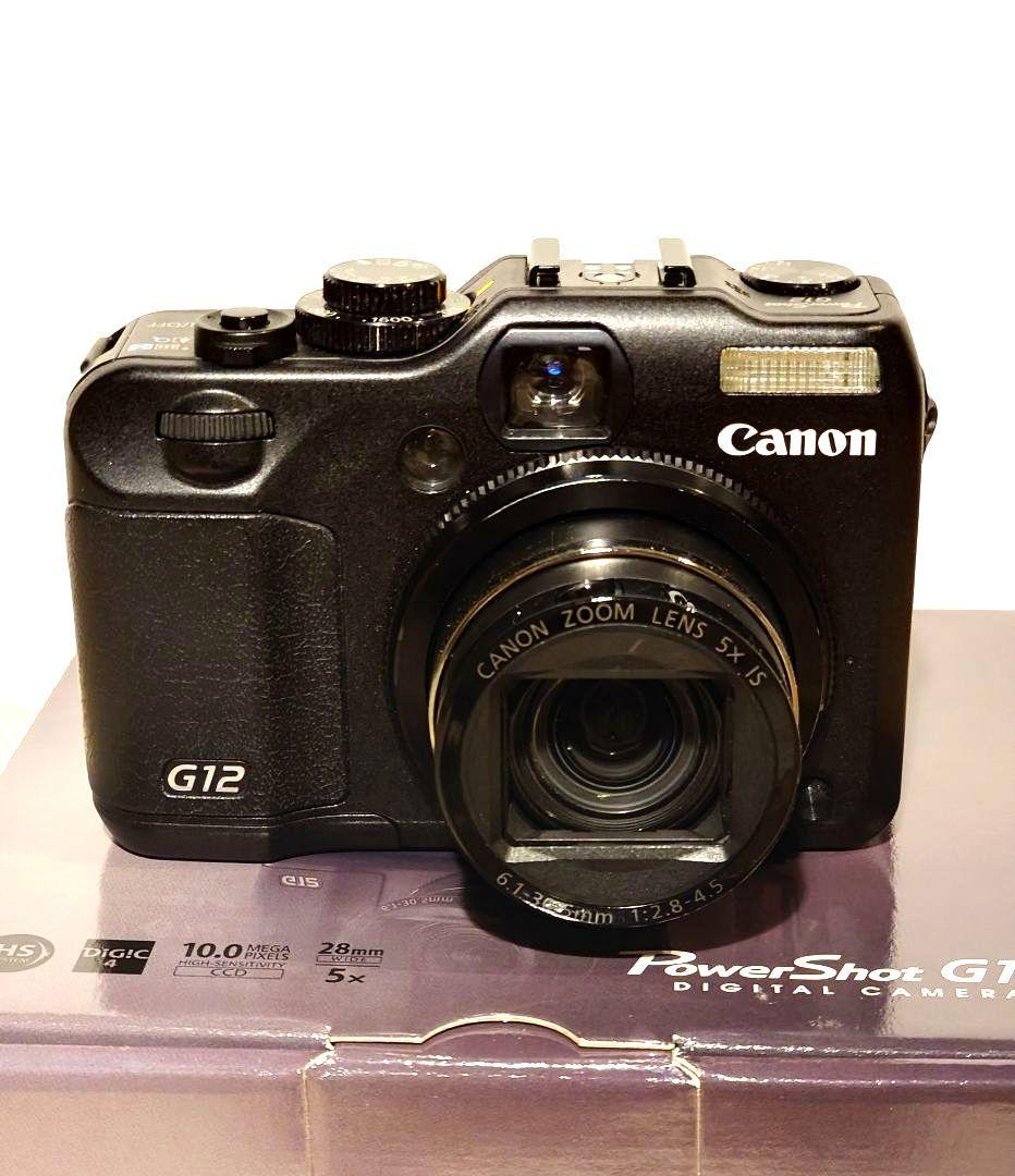 中古良品　Canon キヤノン PowerShot G12 PSG12 デジカメ