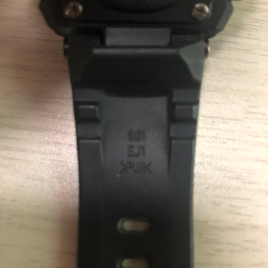 G-SHOCK カーボンブラック ラバーベルト クロノグラフ