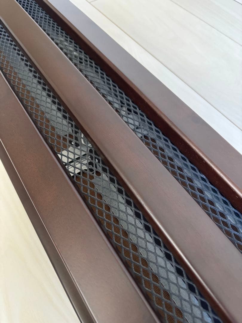 美品　メトロ電気工業　足温風器　ハロゲン　木枠フットヒーター　MFH-321ET