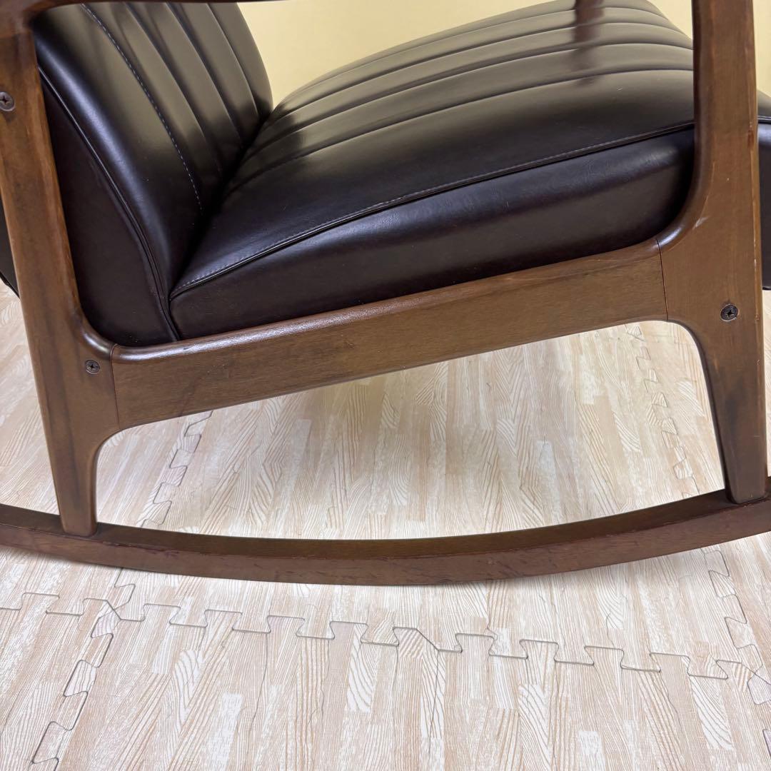 １人掛け　程度良好　ミッドセンチュリー　ヴィンテージ　レトロ　ロッキングチェア