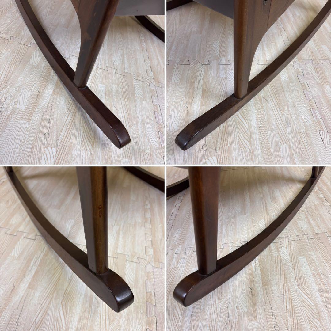 １人掛け　程度良好　ミッドセンチュリー　ヴィンテージ　レトロ　ロッキングチェア