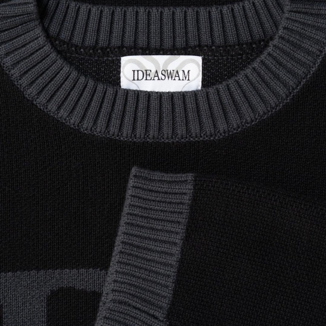 トップス IDEASWAM OUROBOROS KNIT SWEATER BLACK M