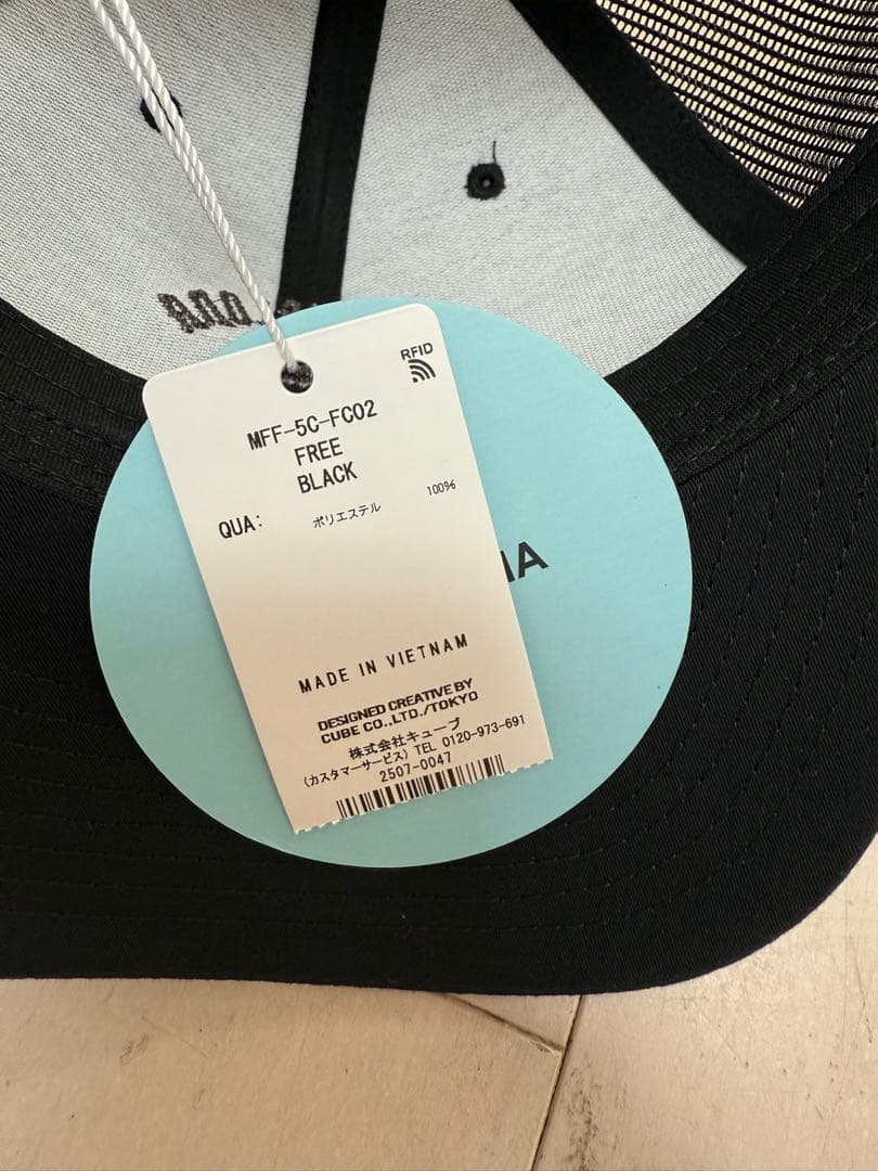 MARK&LONA★新品タグ付き★今期メッシュキャップ★ブラック