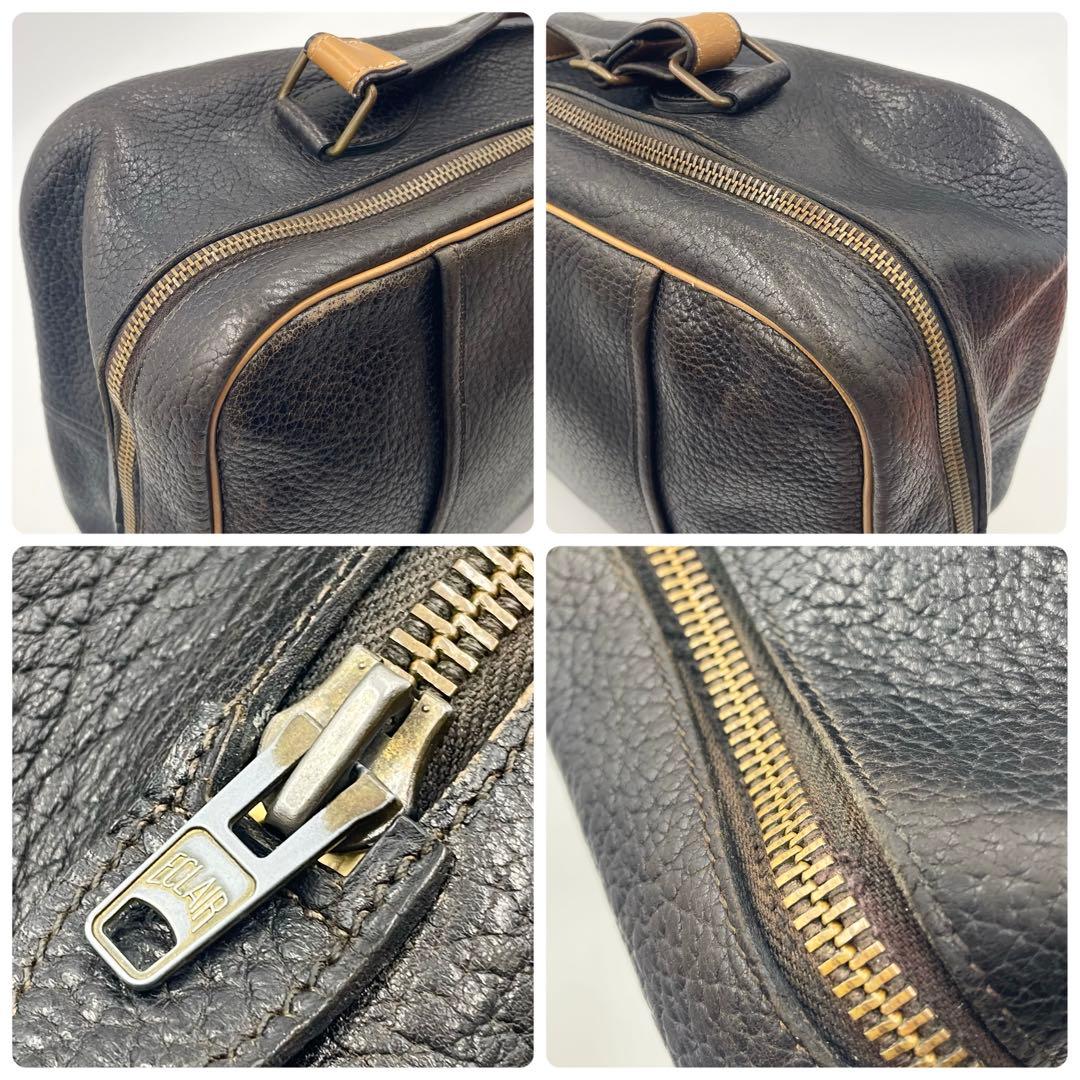 HERMES ヴィクトリア アルデンヌ ショルダーバッグ 〇I刻印 ブラック