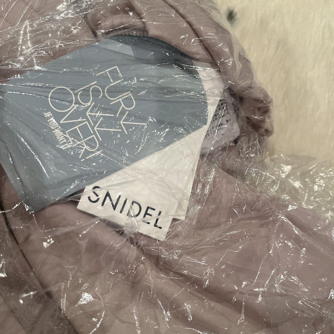 新品値札ありsnidelキュプラレディモッズコート