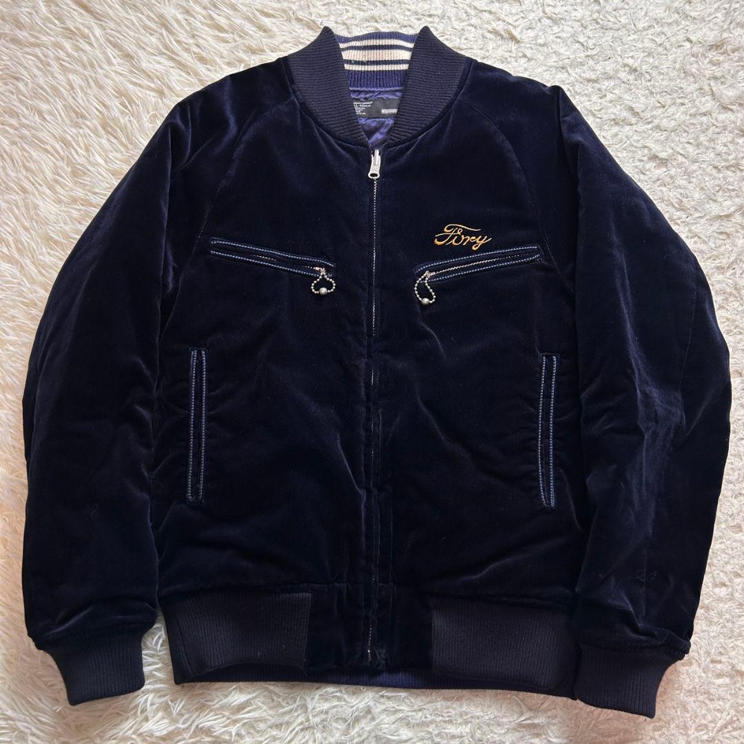 Neighborhood ベロア 刺繍 リバーシブル スーベニア ジャケット