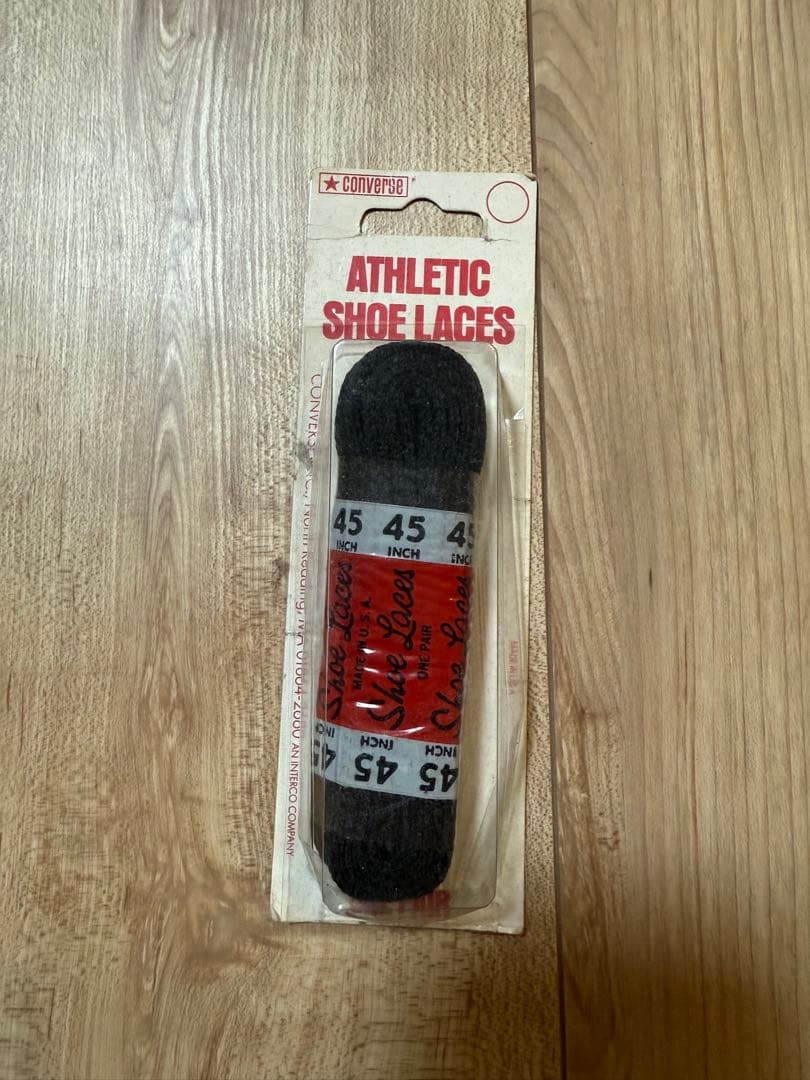 80s Converse コンバース コットンシューレス　靴紐 usa