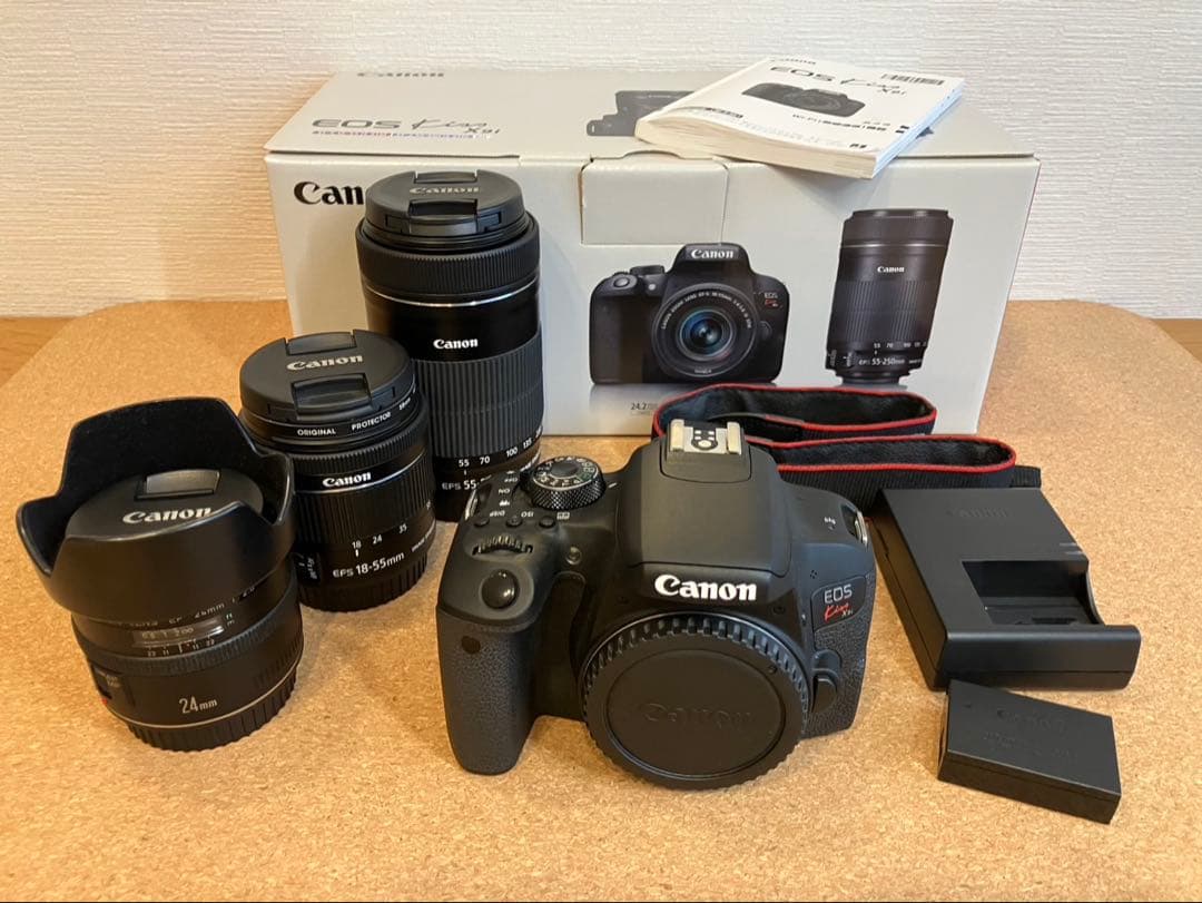Canon EOS kiss X9i ダブルズームキット＋レンズ1本