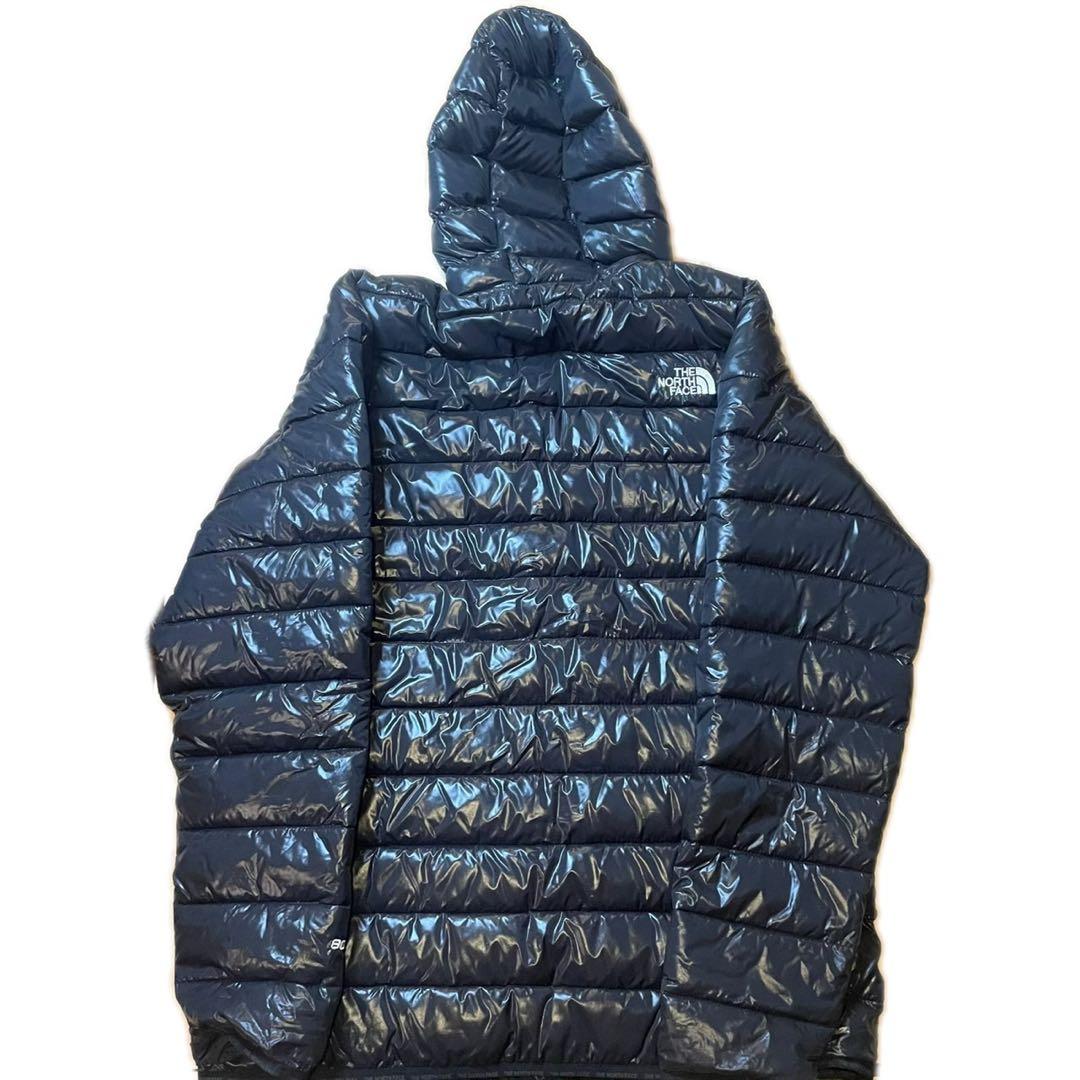 THE NORTH FACE ダウンジャケット フード　パーカー　Mサイズ　黒系