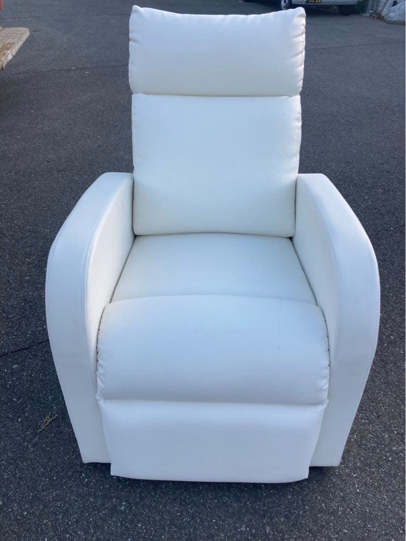 うめきちページ ホワイト 1人掛けソファ