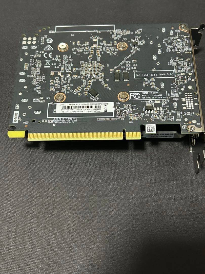 グラフィックボード・グラボ・ビデオカード ZOTAC GAMING GeForce RTX 3050 6GB GDDR6