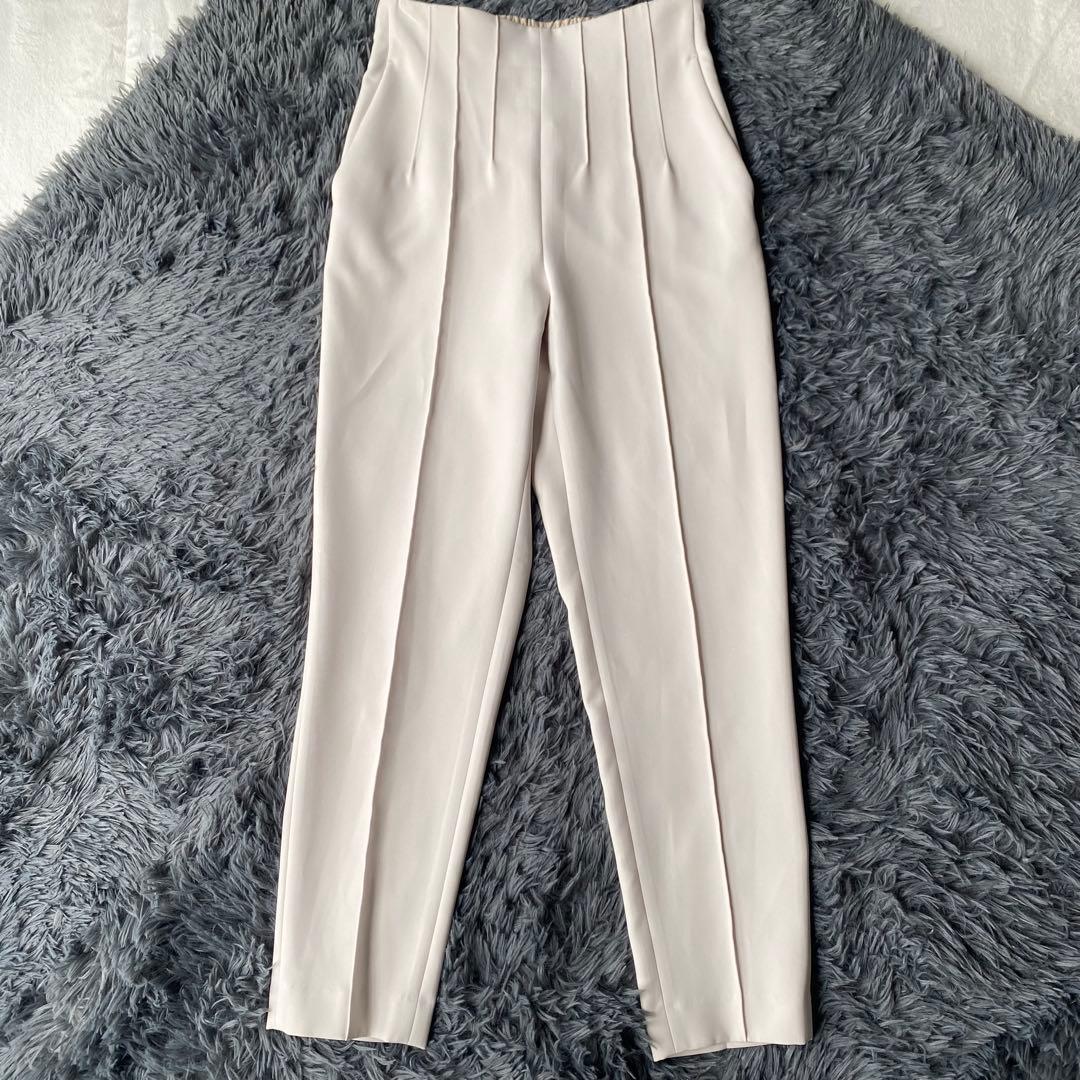 ナチュラルビューティーベーシック ノーカラーセットアップ パンツスーツ L