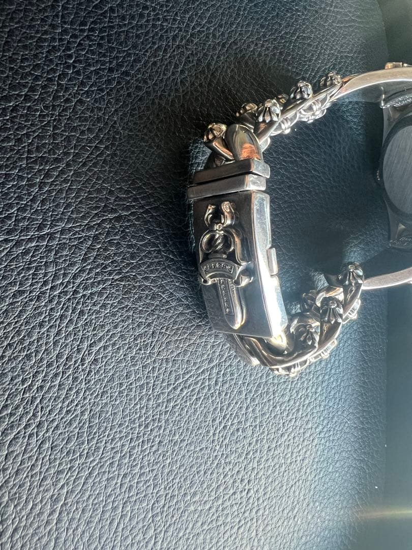 925シルバー クロスモチーフ ブレスレット　時計　おまけ有　お値下げ大歓迎です