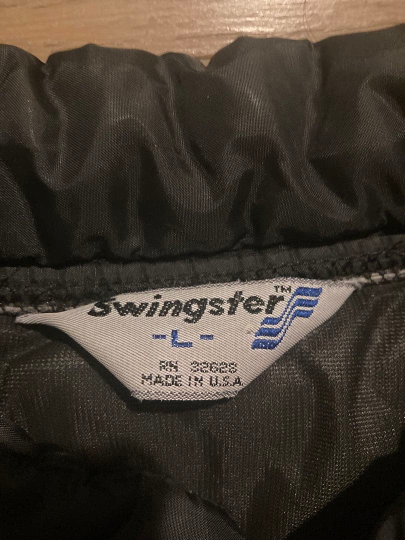 swingster 中綿ベスト　ブラック　チャンピオンプラグ