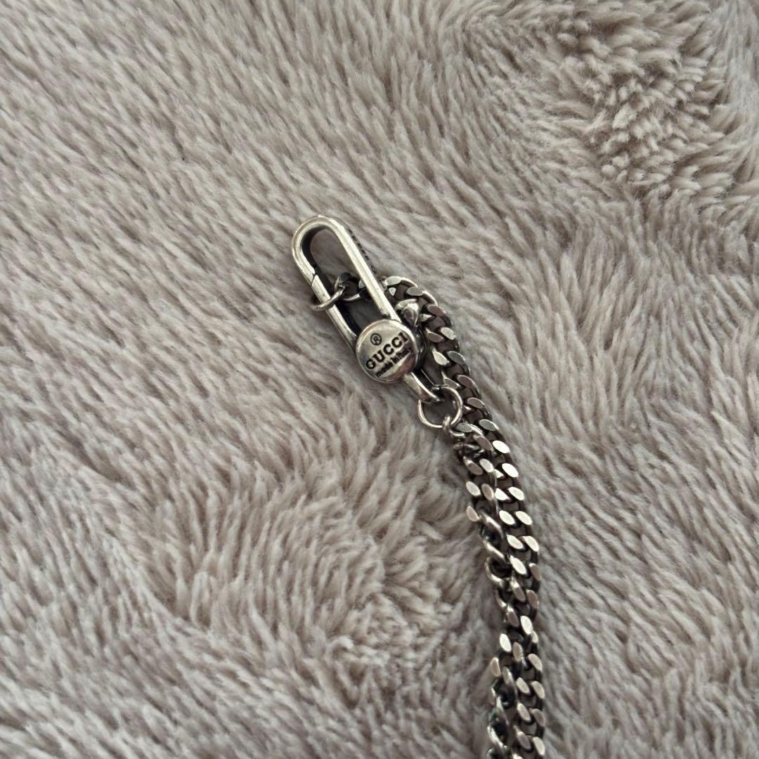 GUCCI グッチ ネックレス トップ シルバー ゴースト スカル