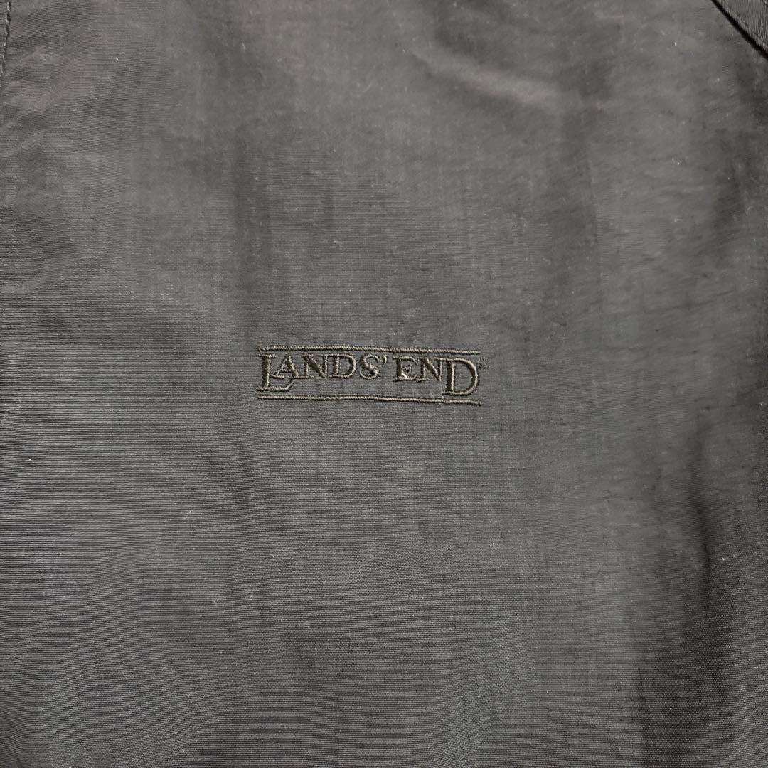90s LANDS’END スコールジャケット USA製 ALL Black