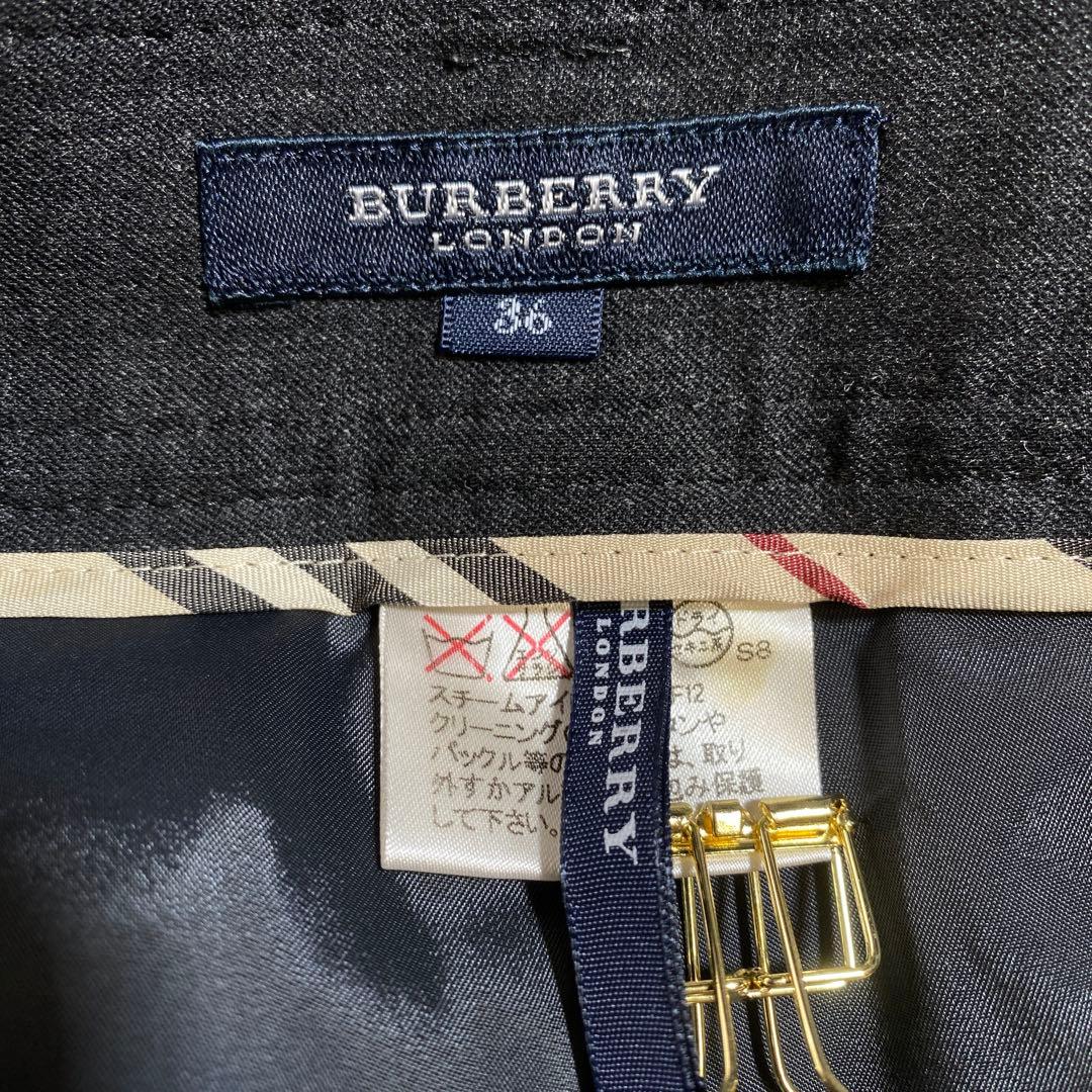 希少♡バーバリーロンドン ストレッチスーツ ノバチェック イタリア生地 銀ボタン