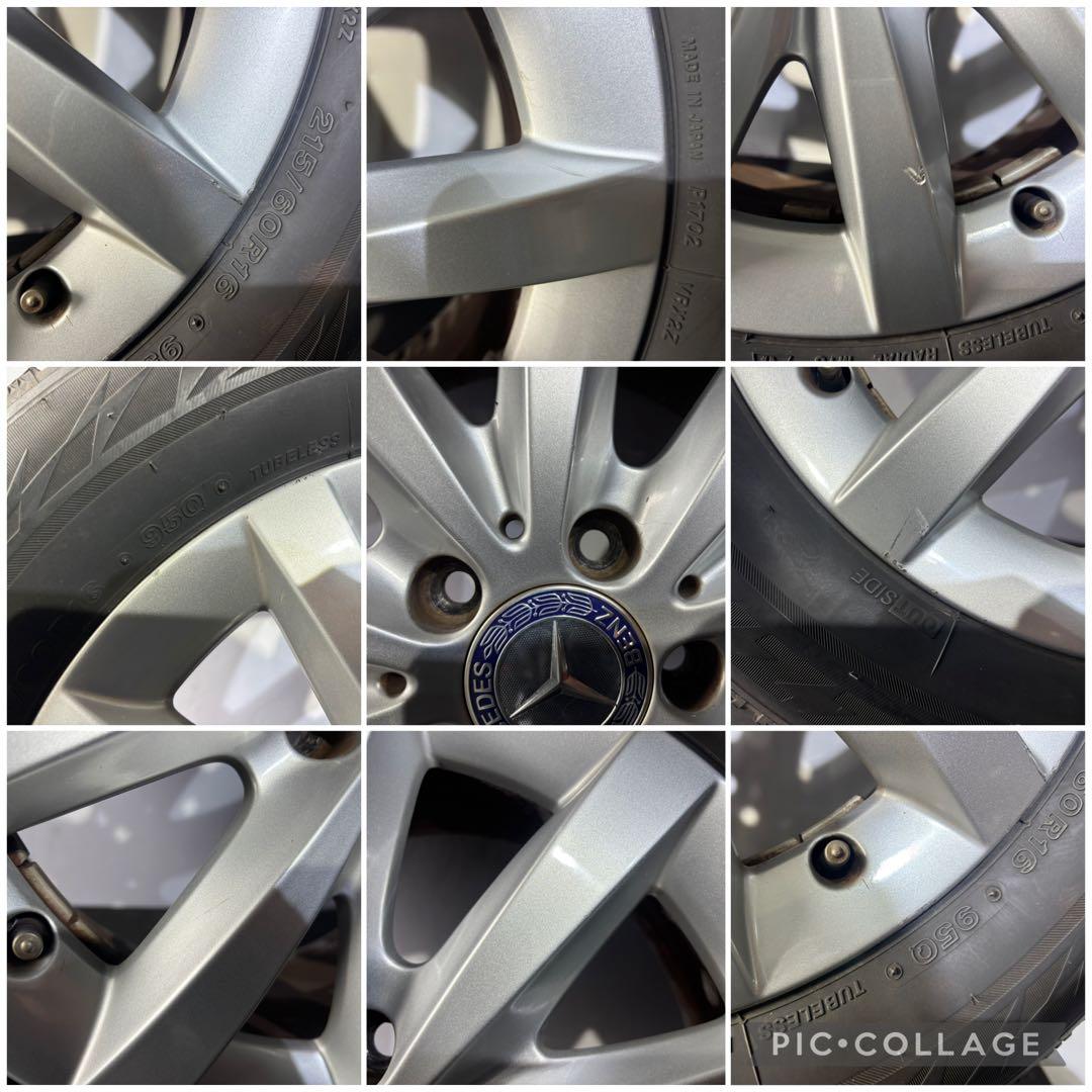 ベンツ Bクラス W246 純正 16インチ スタッドレスタイヤ付き4本セット