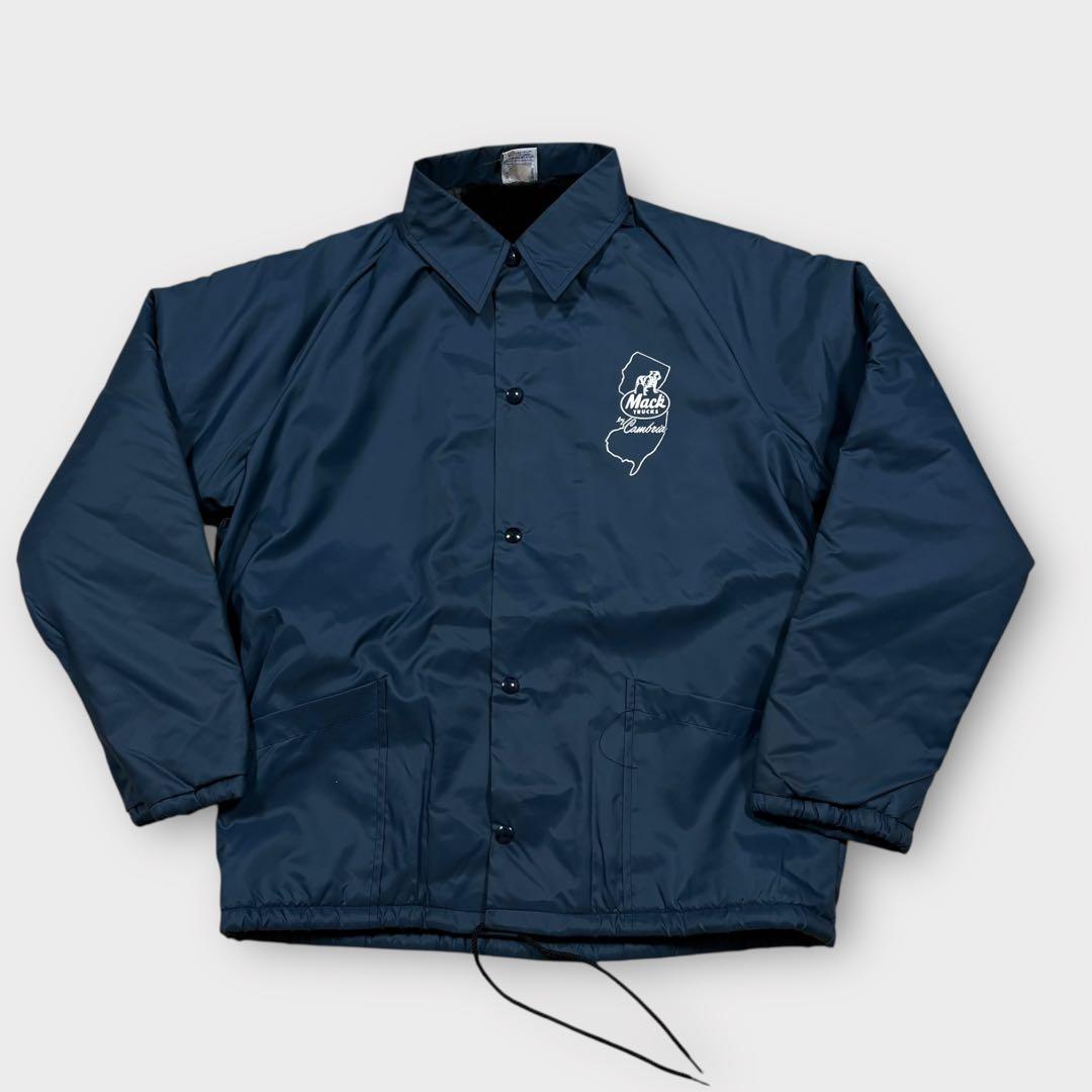 USA製MACTRUCKSコーチジャケット マックトラックス ネイビー