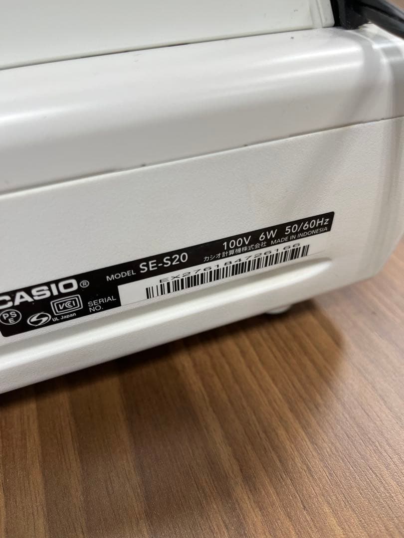 CASIO カシオ　SE-S20 電子レジスター