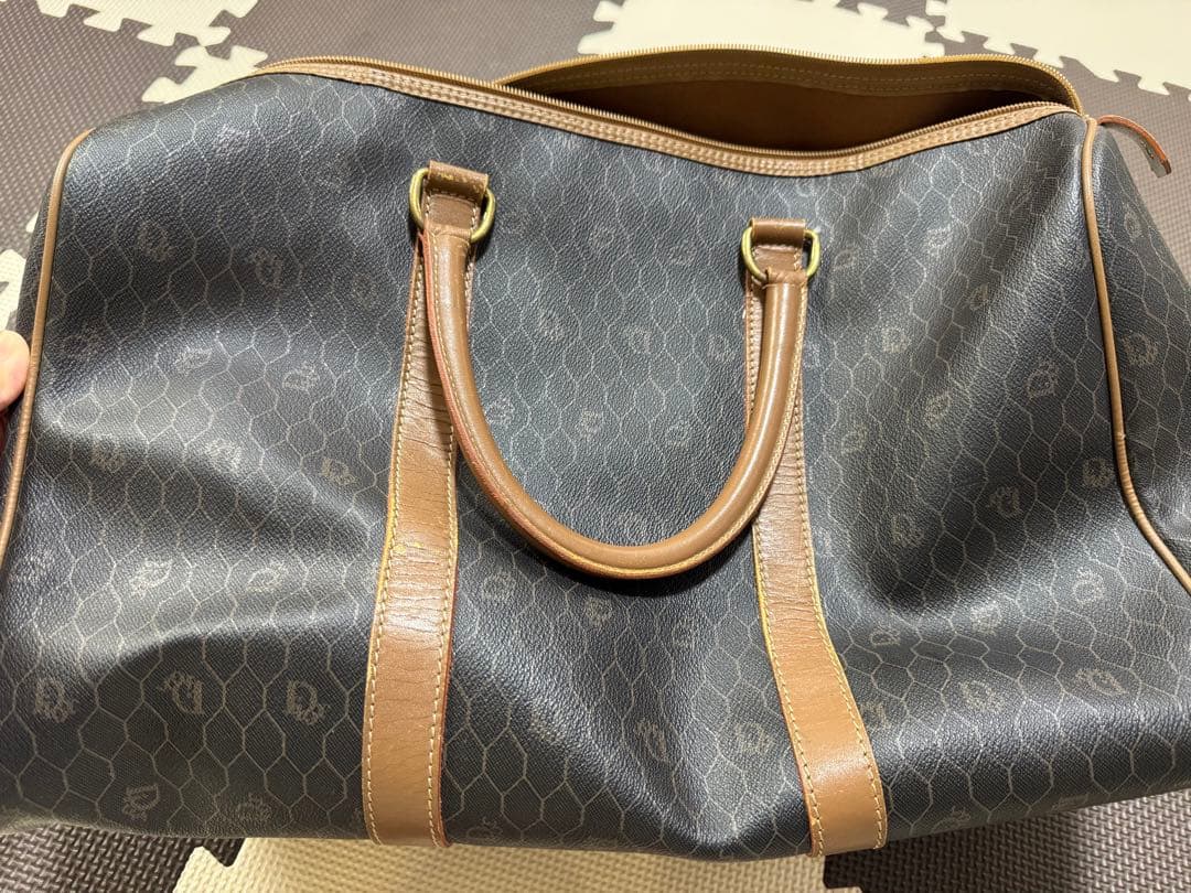 【美品】Christian Dior ボストンバッグ ブラウン