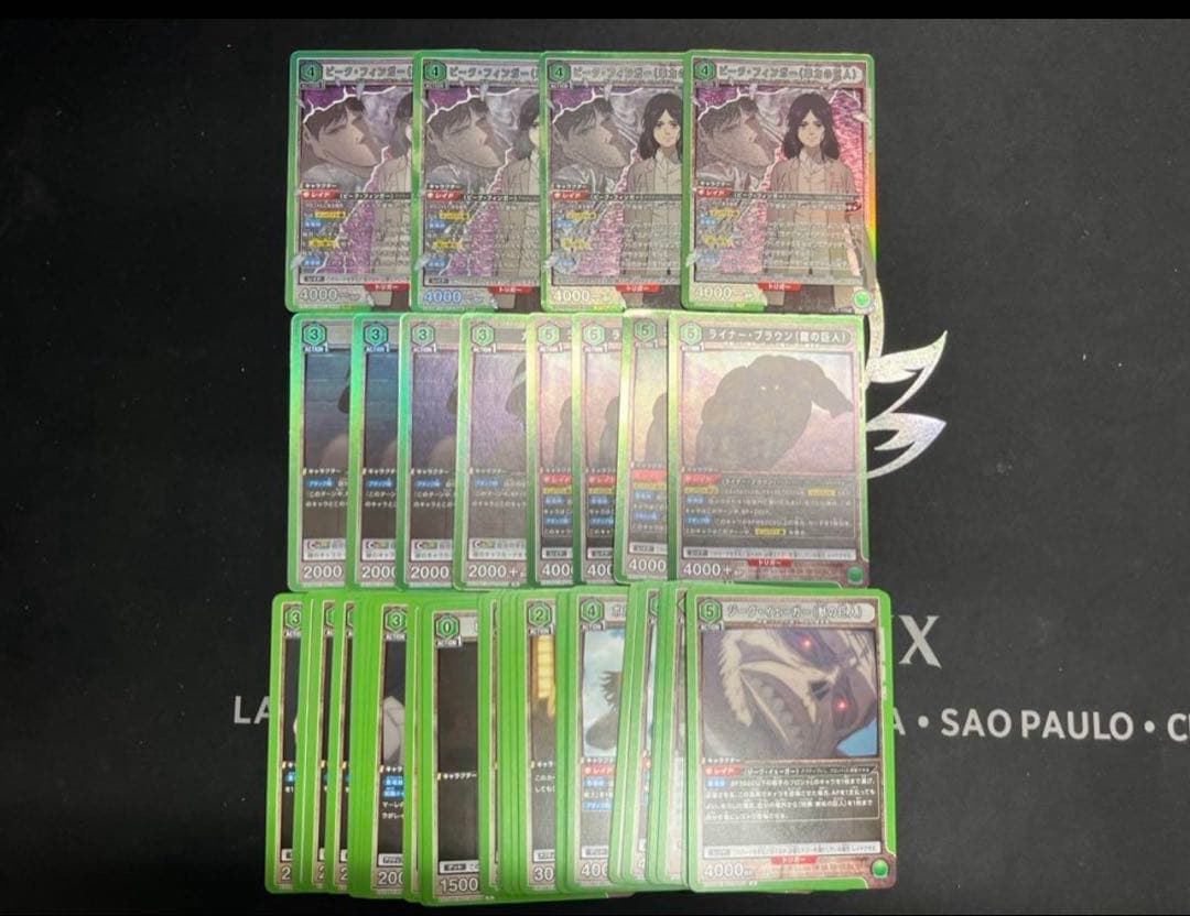 ユニオンアリーナ 進撃の巨人 Vol.2 全色SR以下4コン ③