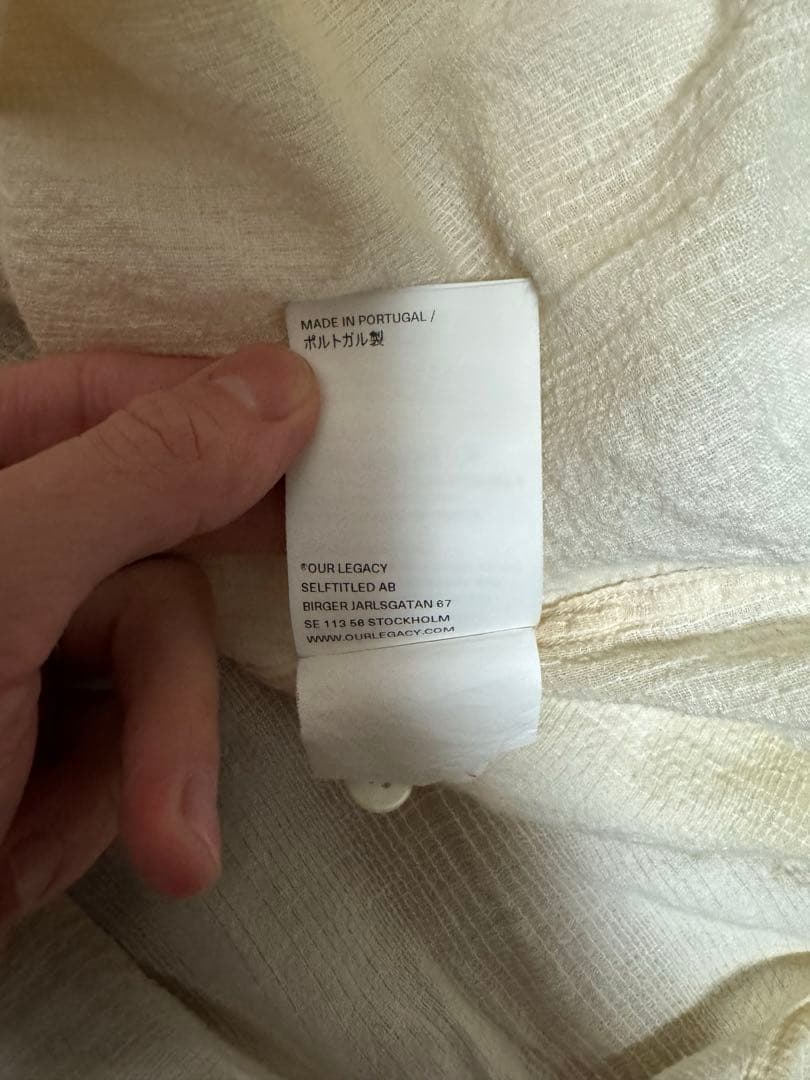 トップス Our Legacy Borrowed Shirt 23ss 44