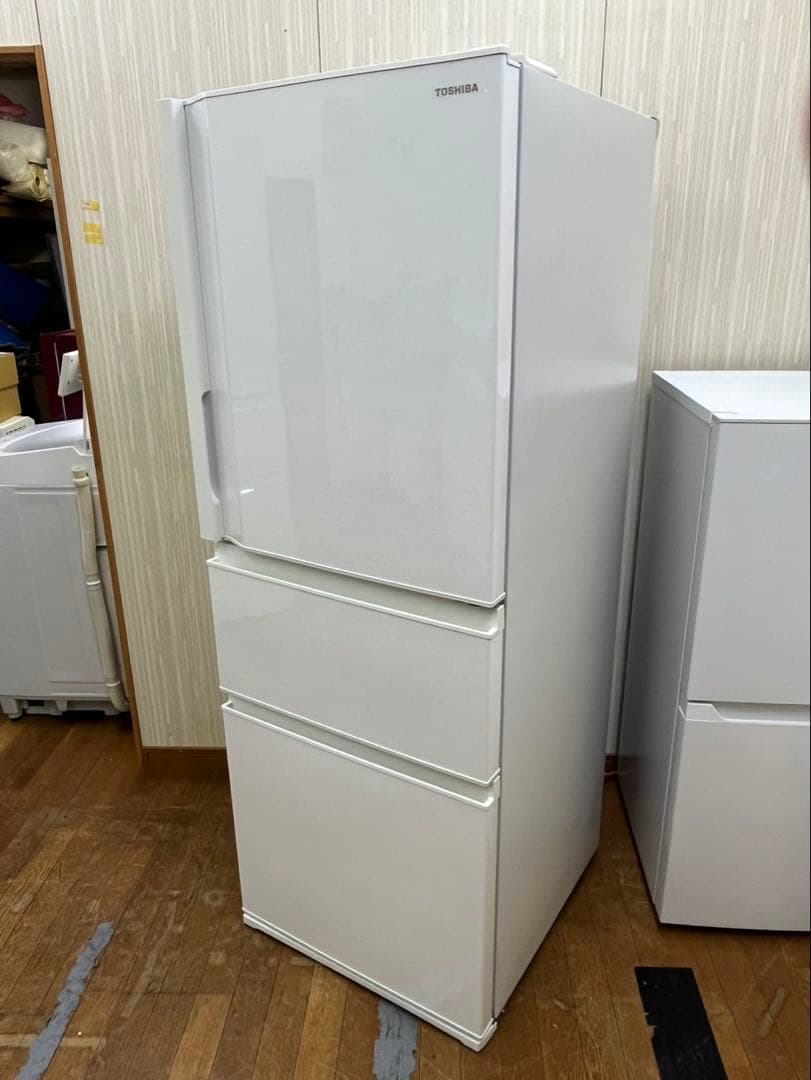 #23 3ドア TOSHIBA 2021年 326L GR-T33SC(WT)
