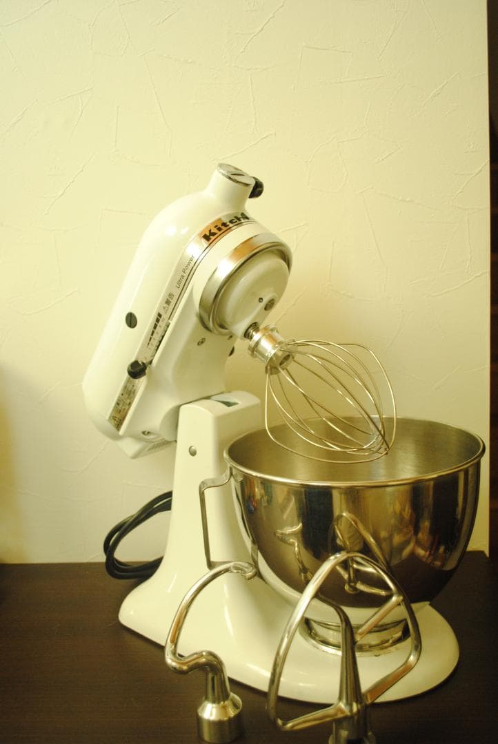 キッチンエイド Kitchenaid　9KSM95　白色　中古品