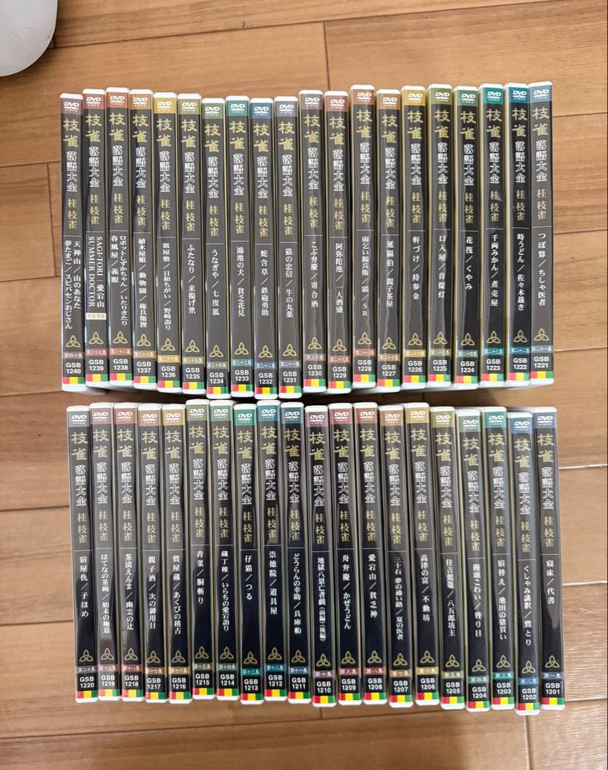 桂 枝雀 落語大全　第1期〜第4期セット　DVD 全40巻