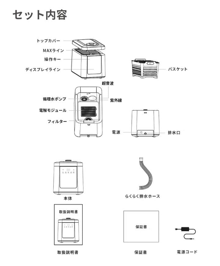 Verush 水だけで農薬除去 500ml