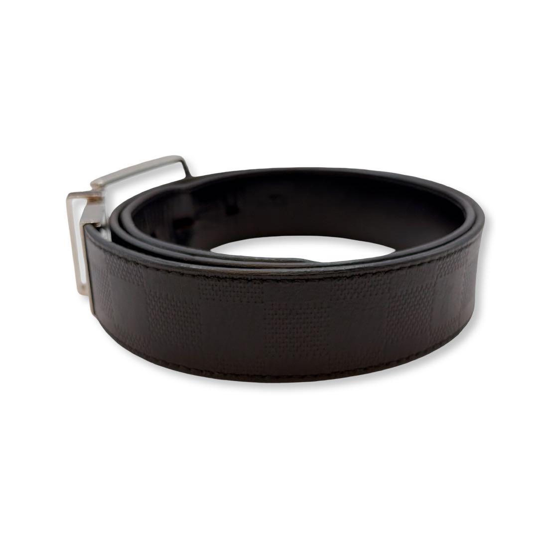 ルイヴィトン M9906 ダミエ サンチュール ベルト ブラック