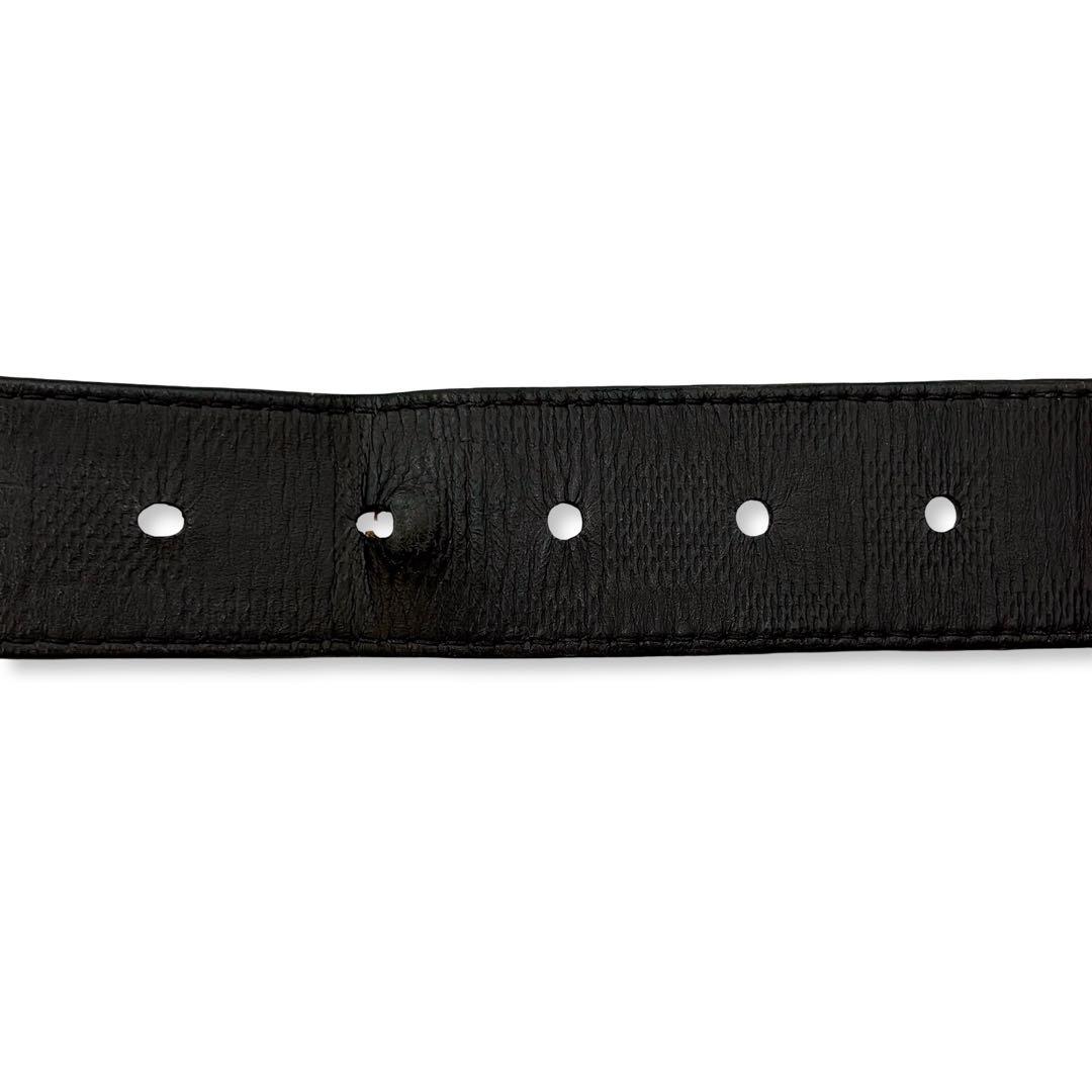 ルイヴィトン M9906 ダミエ サンチュール ベルト ブラック