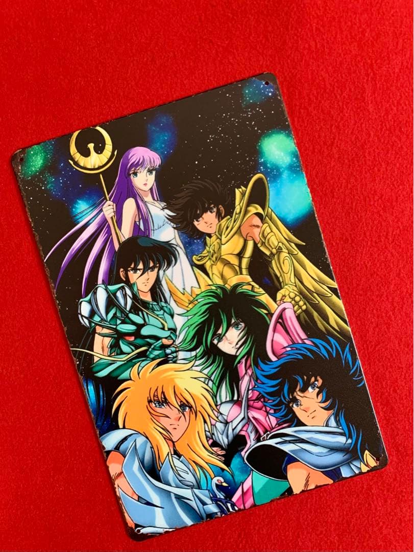 ◆聖闘士星矢 ◆金属製ポスター◆4枚セット◆30X20cm◆
