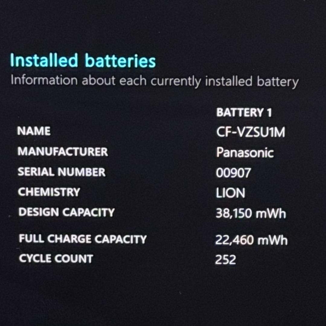 薄型軽量タブレットPC 10世代 i5 レッツノート メモリ8G SSD256G