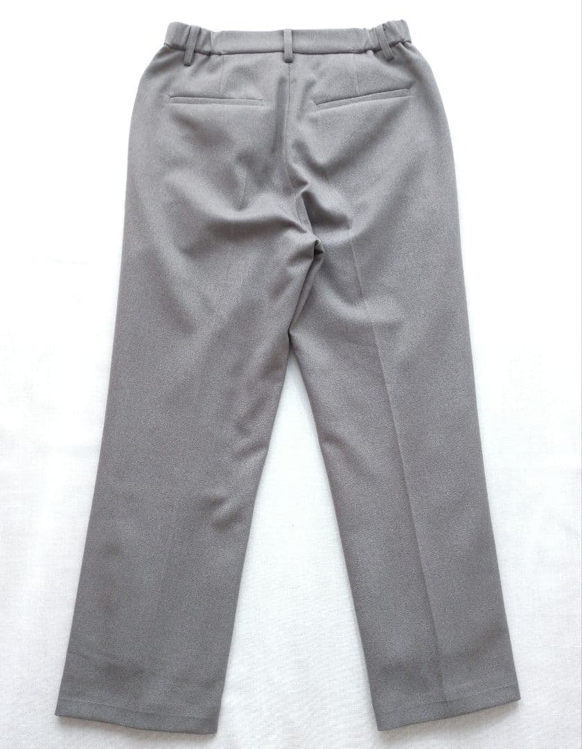 ユナイテッドアローズ　パンツスーツ　グレー　ノーカラージャケット　洗える