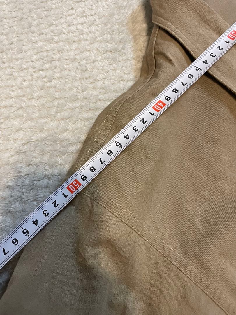 レスレストン　LESLESTON ミリタリーシャツ　Mサイズ　カーキ色