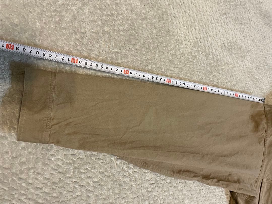 レスレストン　LESLESTON ミリタリーシャツ　Mサイズ　カーキ色