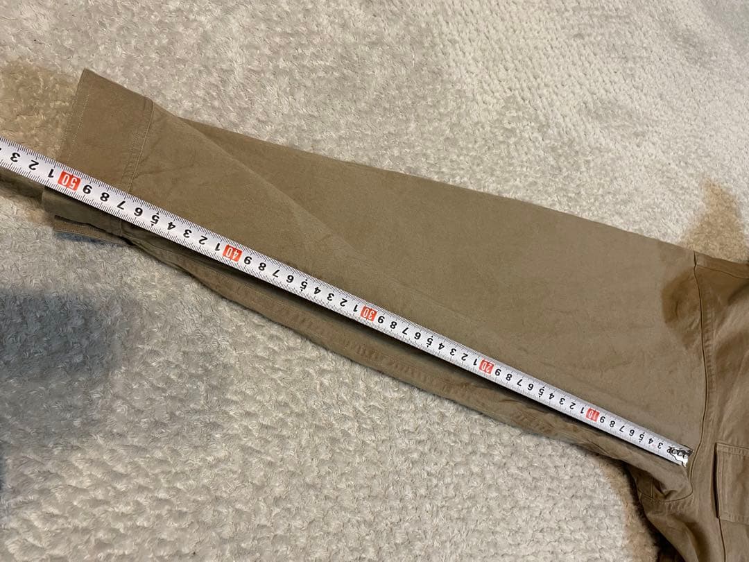 レスレストン　LESLESTON ミリタリーシャツ　Mサイズ　カーキ色