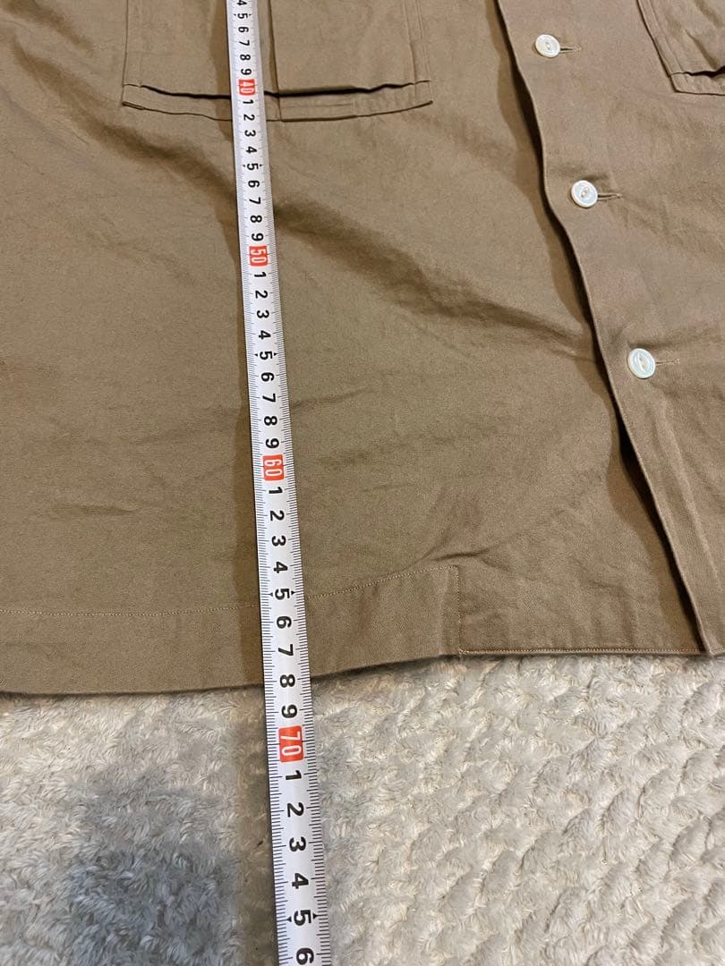 レスレストン　LESLESTON ミリタリーシャツ　Mサイズ　カーキ色