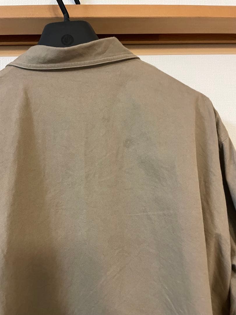 レスレストン　LESLESTON ミリタリーシャツ　Mサイズ　カーキ色