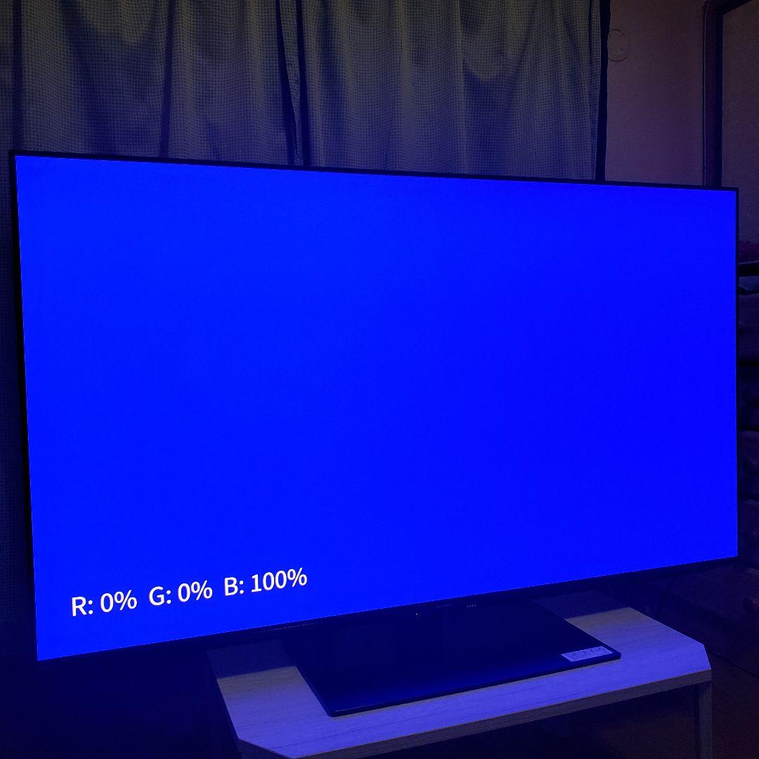 SHARP有機ELテレビOLED-4T-C55FQ1/2024年製★未使用に近い