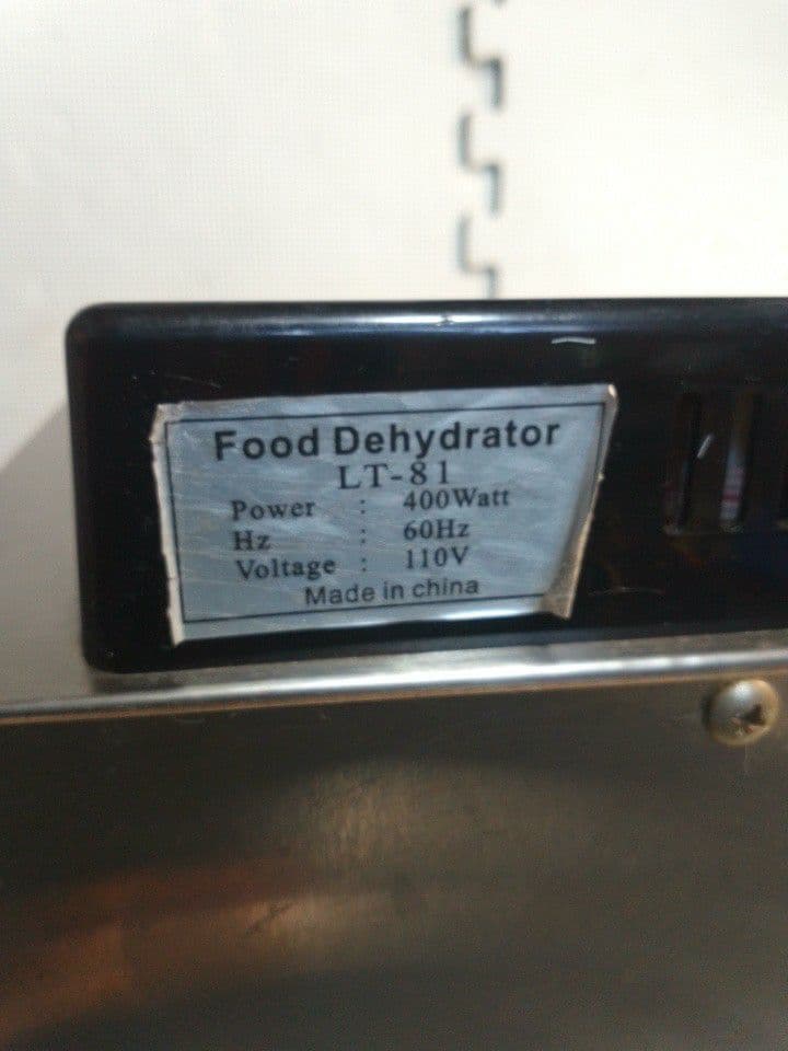 フードディハイドレーター　LT‐81 食品フードドライヤー 動作OK食品乾燥機