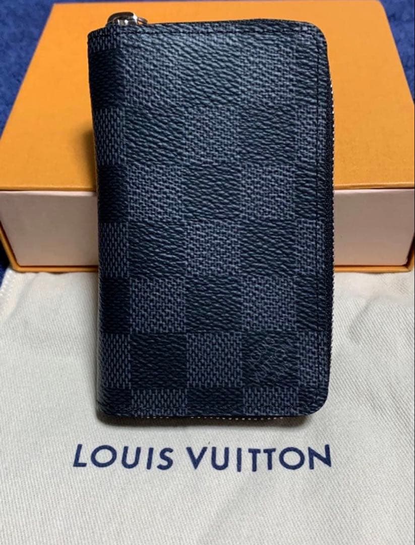 【超美品】ルイヴィトン　ダミエ グラフィット ジッピーパース ケース