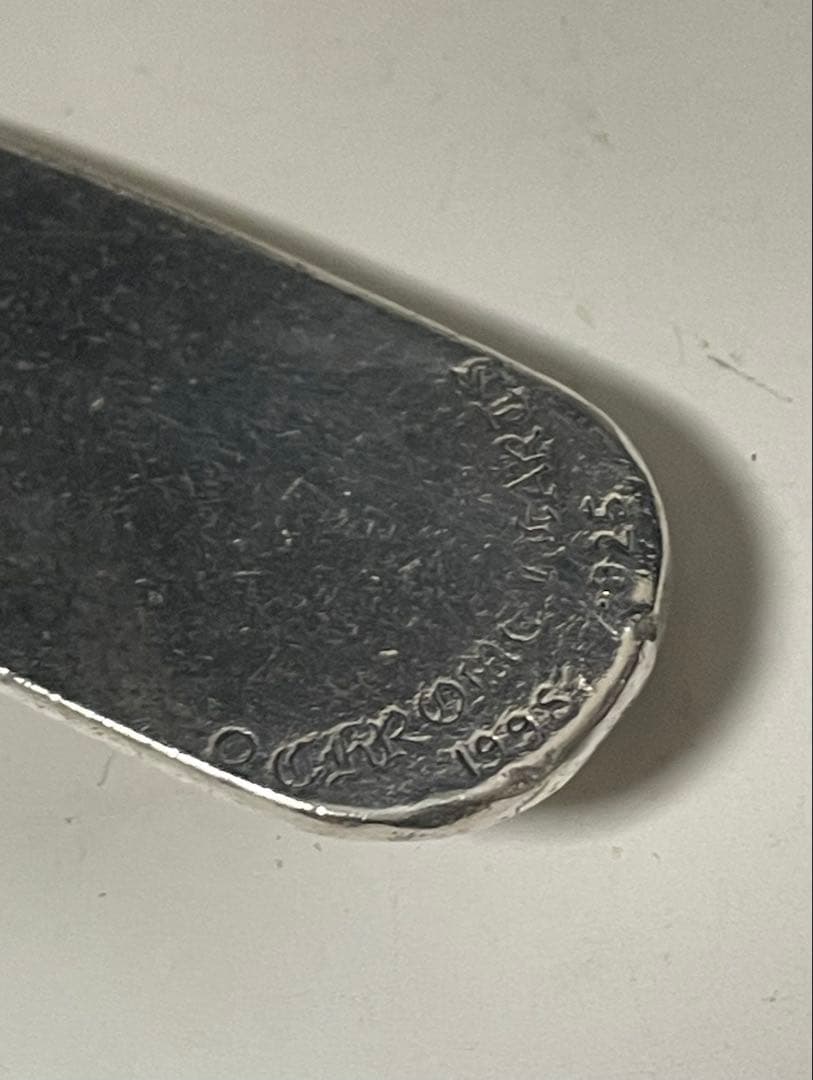 【正規品】クロムハーツ レイズドスター ドッグタグ