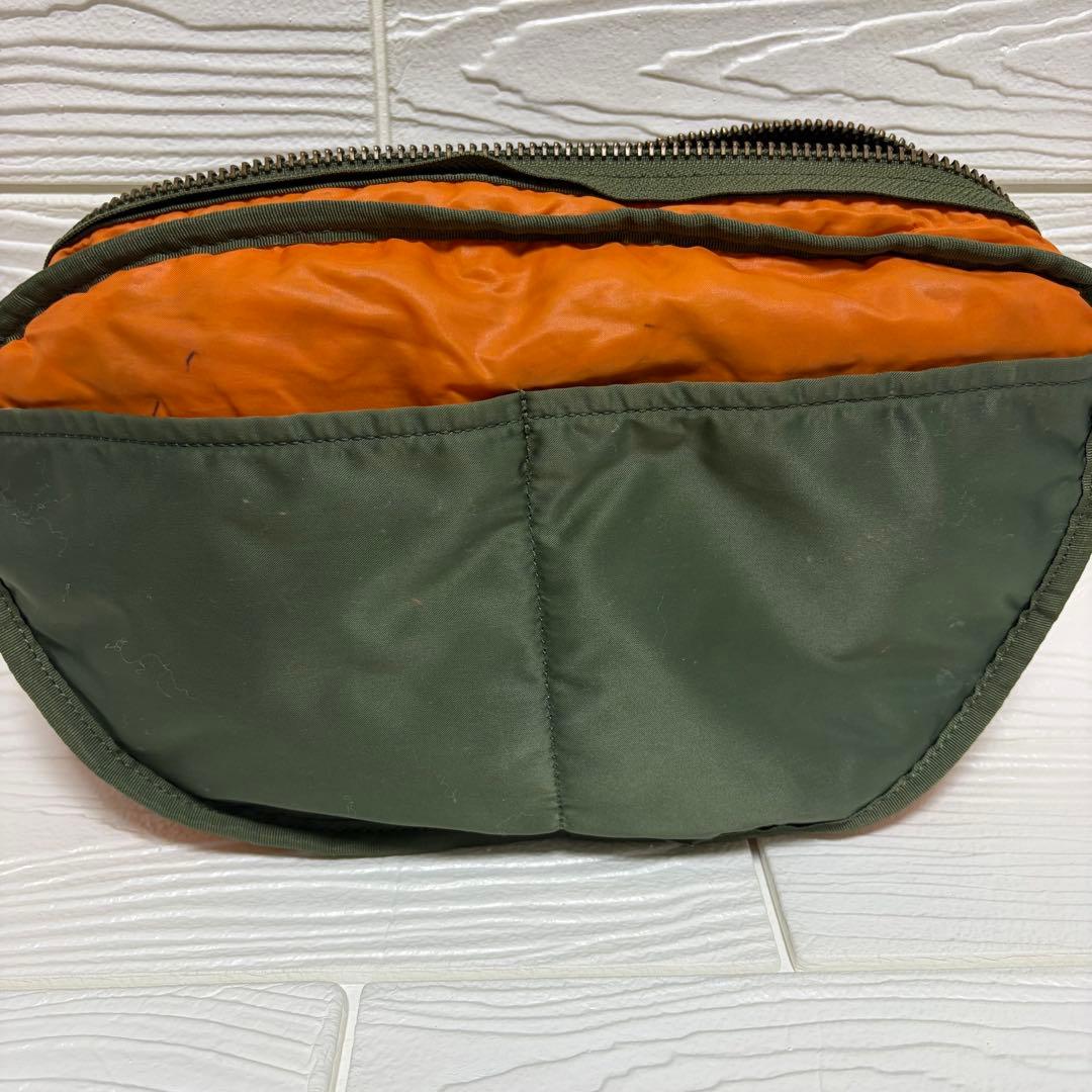 【人気】PORTER タンカー ショルダーバッグ セージグリーン ハーフムーン